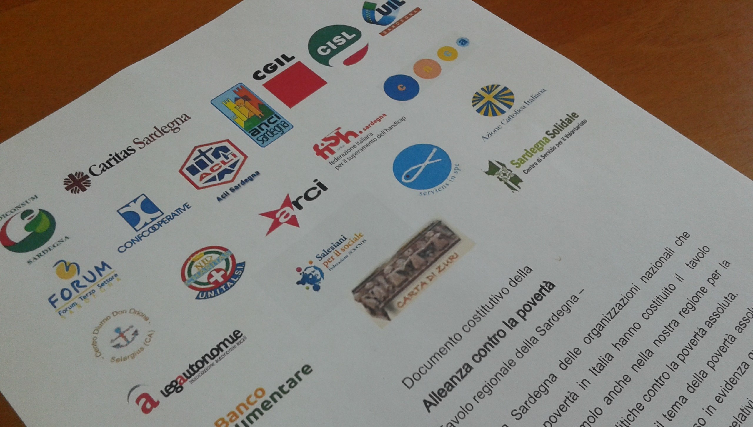 Il Tavolo sardo dell’Alleanza contro la povertà in Italia incontra l’Assessore Arru