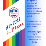 Locandina Diritti in Piazza 2015 – Assemini