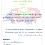 Locandina corso baby sitter