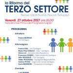 locandina_evento_ Riforma Terzo Settore 27_10_17