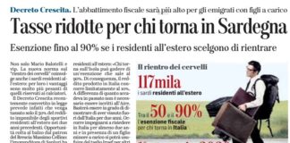 Decreto Crescita: tasse ridotte per chi torna in Sardegna Tasse ridotte per emigrati
