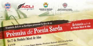 XXX Premio di Poesia Sarda. Sabato 7 e domenica 8 dicembre ad Oristano le giornate conclusive
