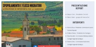 Spopolamento e flussi migratori in Sardegna. realizzato dal Presidente Carta e dal ricercatore Sideri.