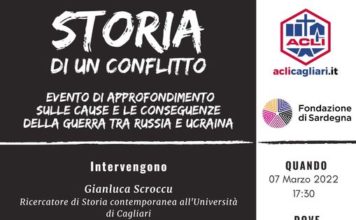 Acli Cagliari, iniziativa sulla guerra in Ucraina alla Fondazione Sardegna