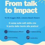 Locandina From Talk to impact Camp Giovani ACLI
