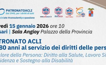 Gli 80 anni del Patronato ACLI di Sassari. Una festa dei diritti e delle persone